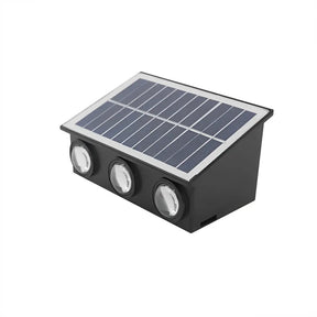 LUMIRO Waterproof Outdoor Solar Wall Sconce Light
