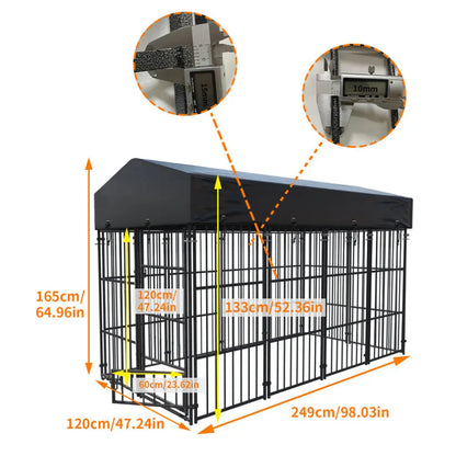Large Heavy-Duty Dog Kennel Playpen