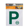 Magnetic Green P Plates (Pair) – NSW P2 Speed Display Plates for Provisional Drivers