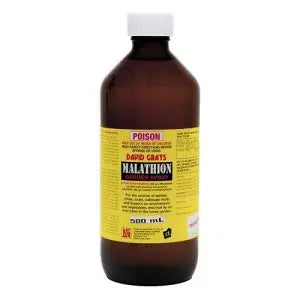 David Grays Malathion Garden Spray 500mL: Insecticide Concentrate for Aphids, Mites & Fruit Fly