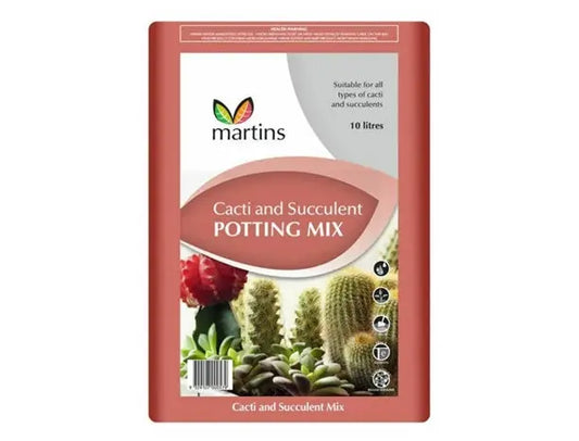 Martins Cacti and Succulent Mix 10L Martins Fertilizers