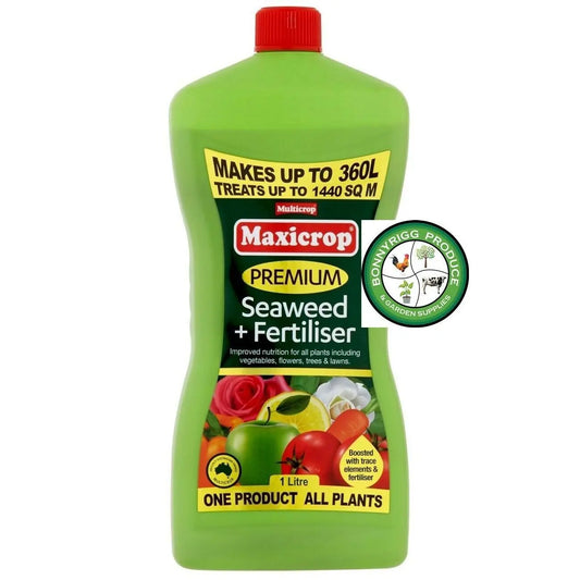 Maxicrop Seaweed + Fertiliser 1L-seaweed fertiliser