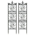 Metal Garden Trellis Tall Plant Climbing Lattice Fence for Vegetables and Flowers