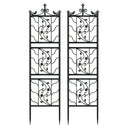 Metal Garden Trellis Tall Plant Climbing Lattice Fence for Vegetables and Flowers