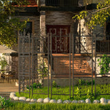 Metal Garden Trellis Tall Plant Climbing Lattice Fence for Vegetables and Flowers