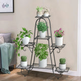 Multi-Tier Metal Plant Stand for Indoors &amp; Out