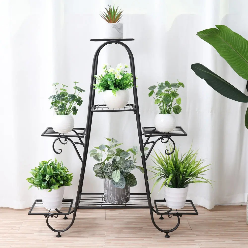 Multi-Tier Metal Plant Stand for Indoors &amp; Out