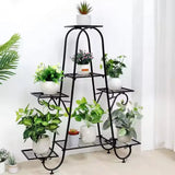Multi-Tier Metal Plant Stand for Indoors &amp; Out