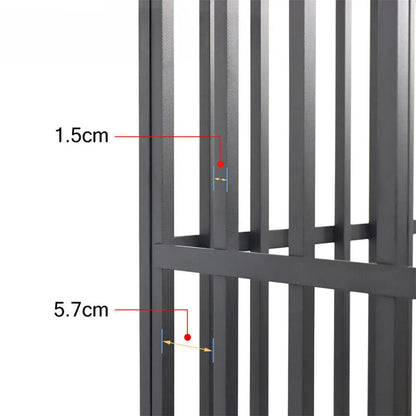 Mobile Heavy Duty Dog Crate with 3 Doors and Bottom Tray