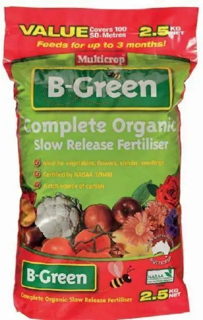 Multicrop B-Green Organic Fertiliser 2.5kg