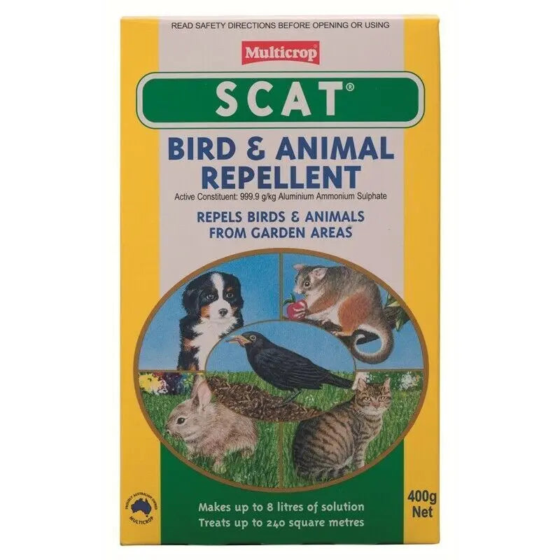 Multicrop Scat Bird & Animal Repellent 400g – Garden Deterrent Concentrate
