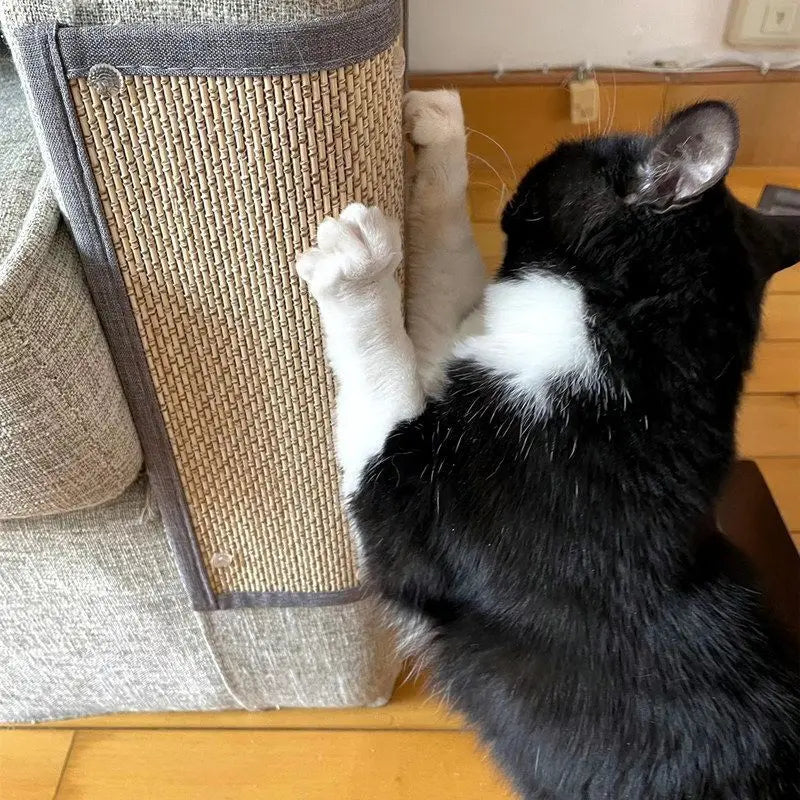 Natural Bamboo Cat Scratcher Sofa Mat