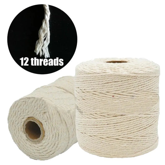 Natural Cotton Rope 3mm x 83m Legion