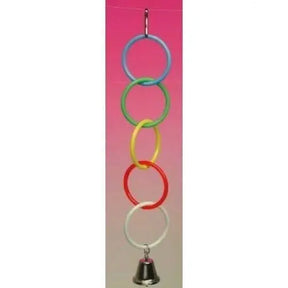 Olympic Athletic Rings Bell -Bird Toys for all size Birds -6459