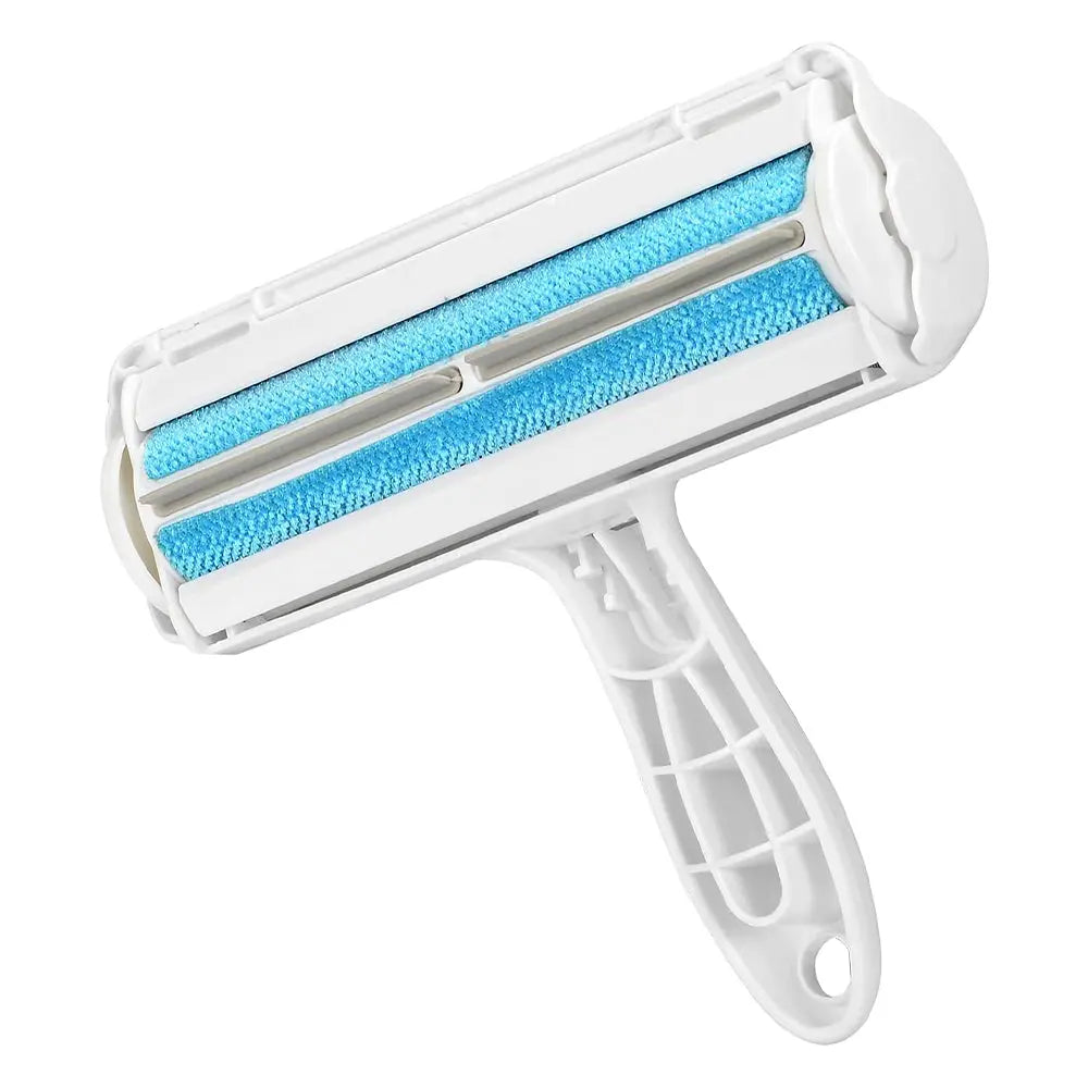 One-Handed Lint Removal Pet Hair Remover Roller - Blue