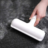 One-Handed Lint Removal Pet Hair Remover Roller - Blue