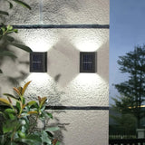 Outdoor Solar Up & Down Wall Lights Waterproof LED