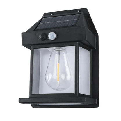 Outdoor Solar Wall Lamp Waterproof Tungsten Filament Lamp Induction Lamp