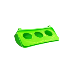 Green Feed Trough With Cover (3Hole) 240mm-PPF311