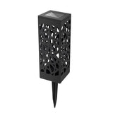 Pack of 4 Cool White Waterproof LED Garden Stake Sensor Ground Lights- Solar Powered