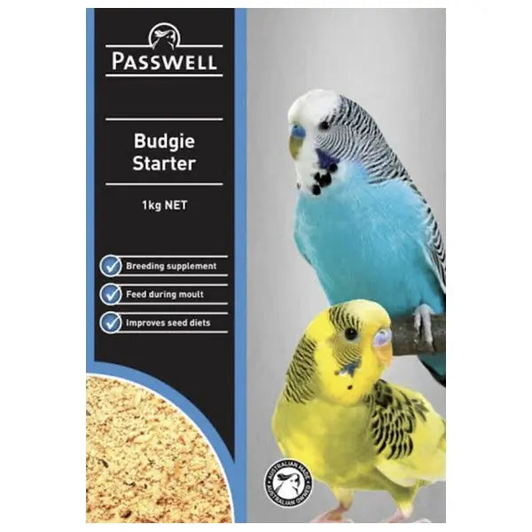 Passwell Budgie Starter 1kg Passwell