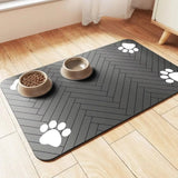Waterproof, Quick-Dry Mat for Food &amp; Water Bowls