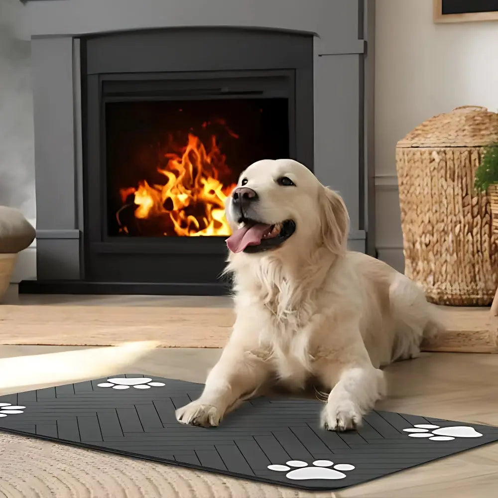 Waterproof, Quick-Dry Mat for Food &amp; Water Bowls