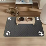 Waterproof, Quick-Dry Mat for Food &amp; Water Bowls