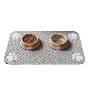 Waterproof, Quick-Dry Mat for Food &amp; Water Bowls
