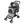 Pet Stroller with Rain Cover Dog Cat Pushchair Trolley Detachable Carrier Folding