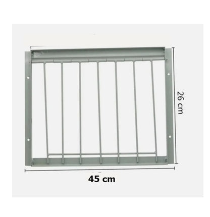 Movable Pigeon Loft Gate with Single Entrance Removable Trap Door