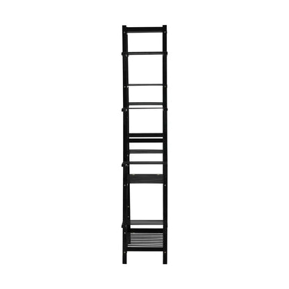 Plant Stand with 12 Shelves Bamboo Frame Black