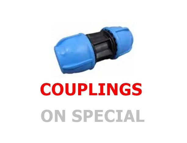 Poly Compression Coupling  – M41 Series Bonnyrigg Produce & Garden Supplies