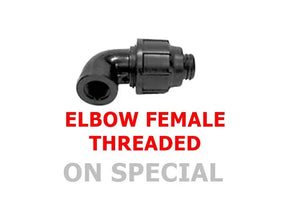 Poly Compression Elbow Female Threaded – High-Pressure Fitting (½" to 2") Bonnyrigg Produce & Garden Supplies