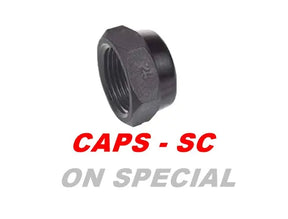Poly Threaded End Cap – SC Series Bonnyrigg Produce & Garden Supplies