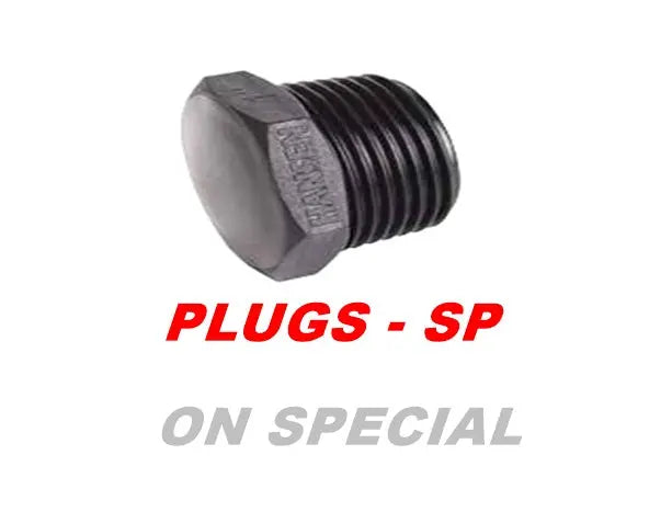 Poly Threaded Plug – BSP Male (6mm to 100mm) Bonnyrigg Produce & Garden Supplies