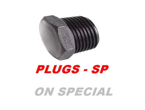 Poly Threaded Plug – BSP Male (6mm to 100mm) Bonnyrigg Produce & Garden Supplies