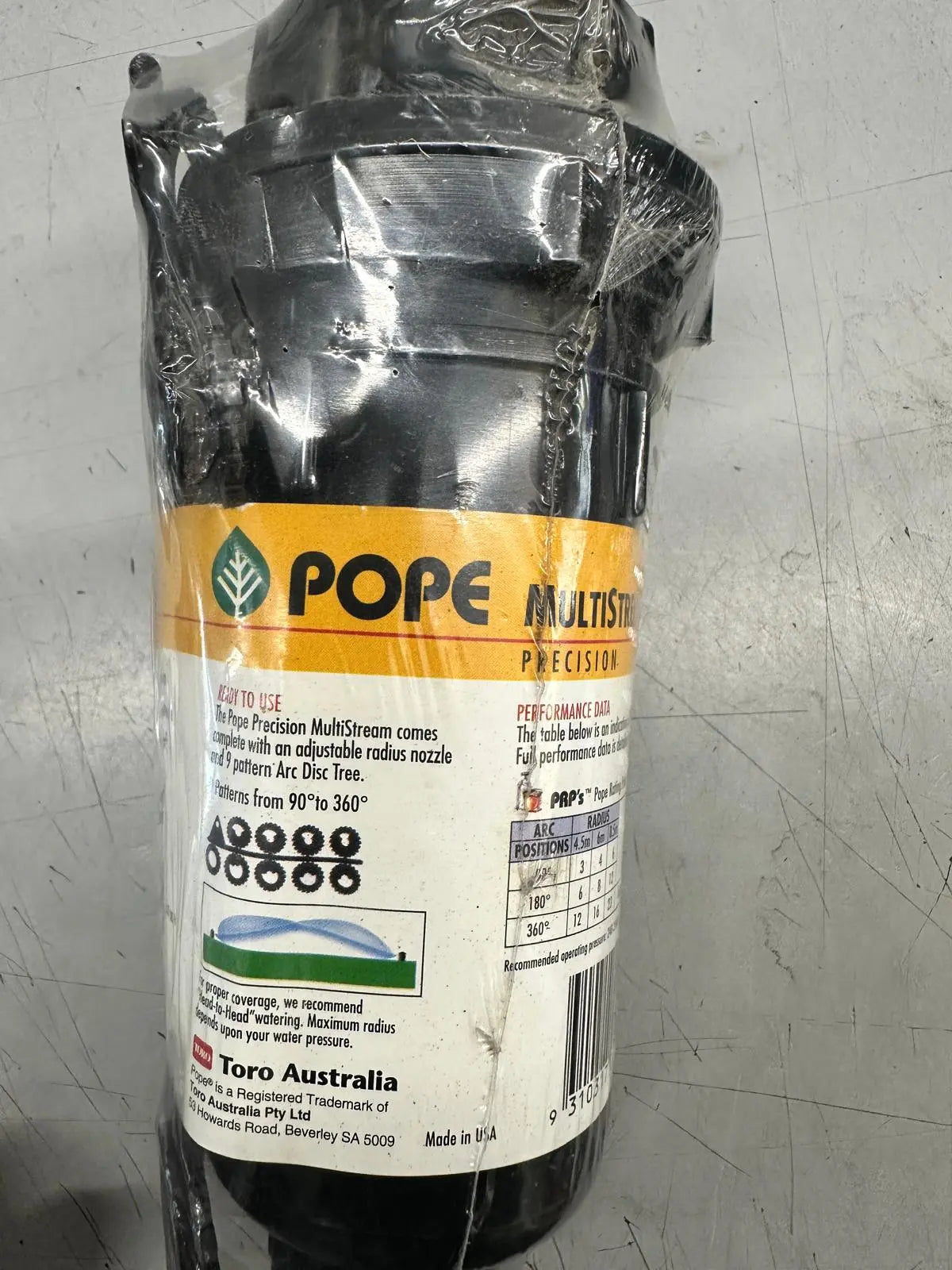 Pope Multi-Stream Pop-Up Sprinkler – Adjustable & Water-Efficient pope