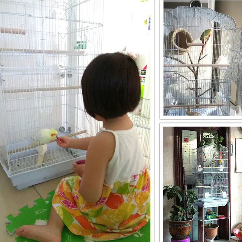 Portable Pet Display Cage Wire Bird Cage Parrot Cage Bonnyrigg Produce & Garden Supplies