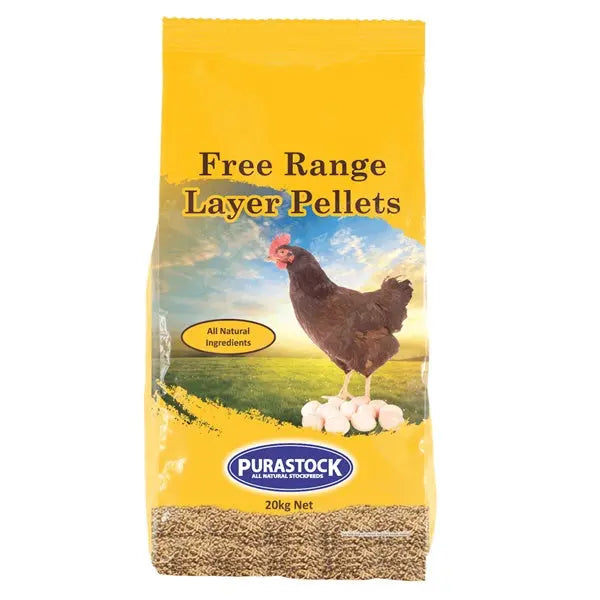 Purastock Free Range Layer Pellets 20KG Purastock