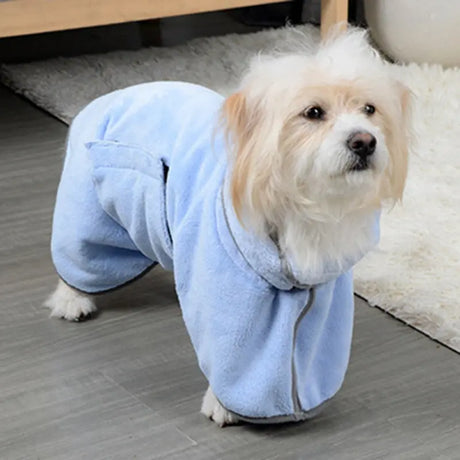 Quick-Drying Pet Bathrobe Towel: Fast, Fuss-Free Drying for Dogs and Cats