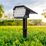 RGB Solar Spotlight Outdoor Solar Landscape Spot Powered Wall Lights Waterproof