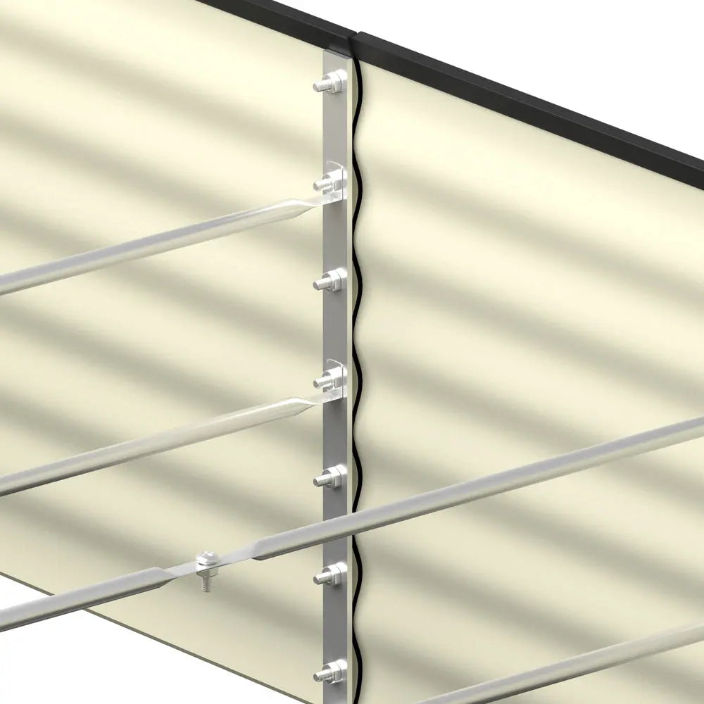 Raised Garden Bed Galvanized Steel 2pcs