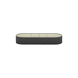 Raised Garden Bed Oval Galvanized Steel