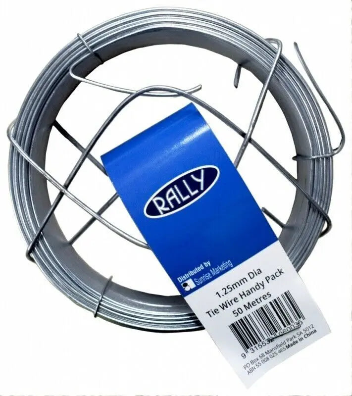 Rally Tie Wire Handy Pack Gauge 1.25mm & 50M - Set of 2