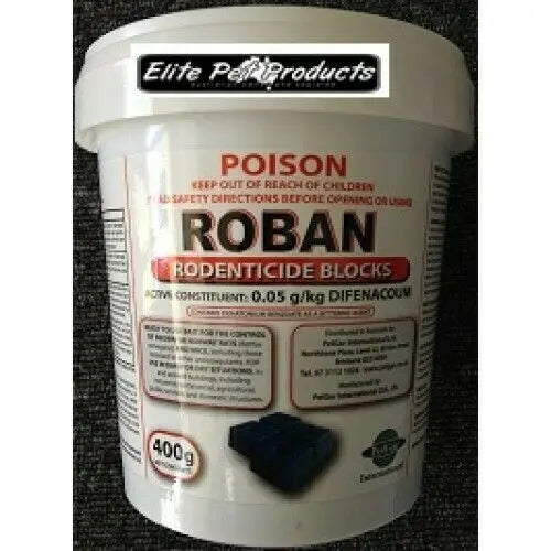 Roban Rodenticide Blocks 400g