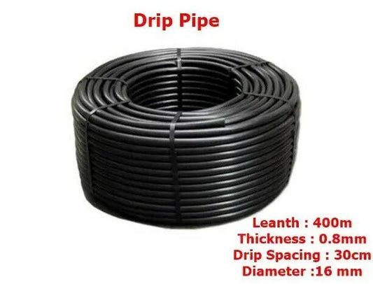 Roll Drip Pipe 400m - with 30cm Spacing and 0.88mm thickness