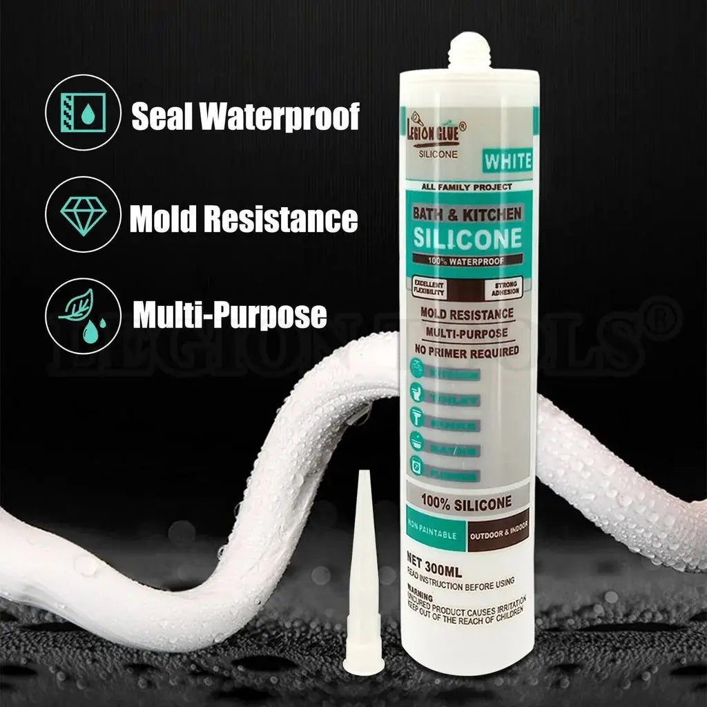 Silicone Sealant White 300g Legion