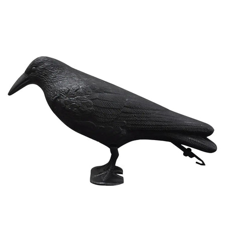 Simulation Black Crow Decoy: Realistic Bird Repellent for Gardens and Balconies