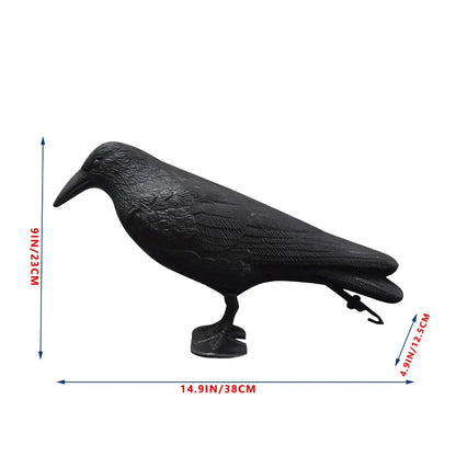 Simulation Black Crow Raven Pigeon Repellent